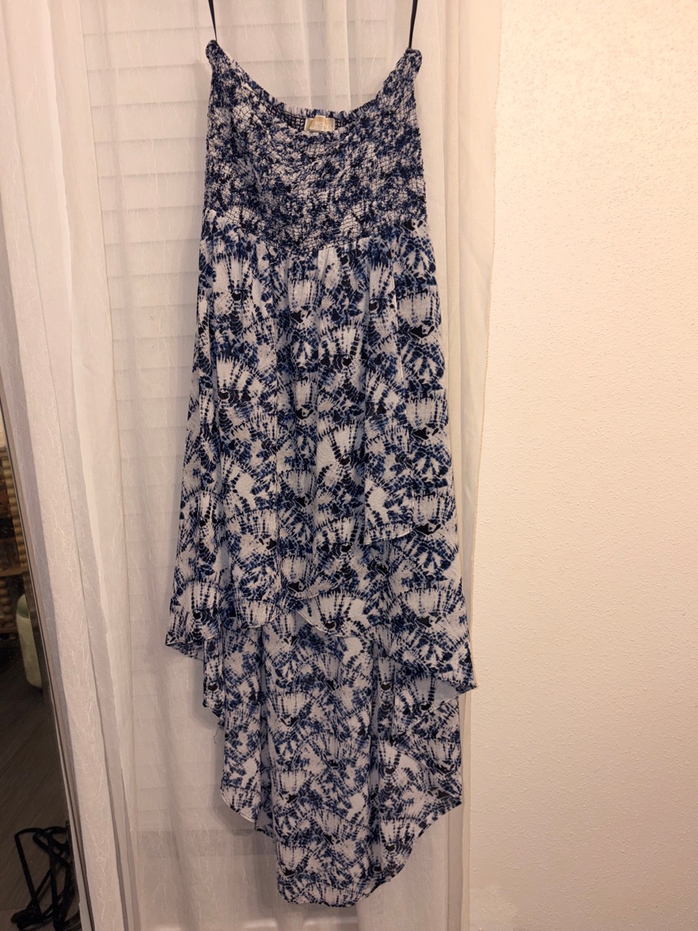 MICHAEL Michael Kors Strapless High-Low Dress
